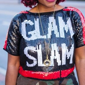 Sequin Glam Slam top
